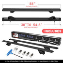J2 ENGINEERING J2-RR-135-BK PAIR OF 55" ALUMINUM ROOF RACK CROSS BARS - BLACK - Like New