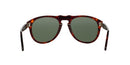 PERSOL PO0649 AVIATOR SUNGLASSES - HAVANA/GREEN - Like New