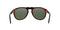 PERSOL PO0649 AVIATOR SUNGLASSES - HAVANA/GREEN - Like New