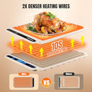 MOOUES ELECTRIC WARMING TRAY, PORTABLE SILICONE FOOD WARMING MAT - WHITE - Like New