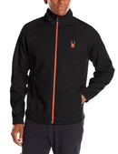 SPYDER CONSTANT FULL ZIP FLEECE JACKET - SIZE: MEN L - BLACK/RED - Brand New