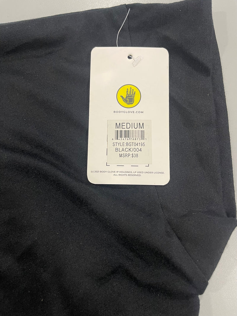 BODY GLOVE WOMENS PERFORMANCE TOP - SIZE: MEN M - BLACK - Brand New