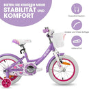 HILAND 12/14/16 INCH CHILDREN'S BICYCLE GIRLS 3-7 YEARS - PURPLE/PINK/WHITE - Like New