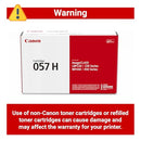 Canon Genuine 057 Black Toner Cartridge High Capacity Compatible 057-H - BLACK - Brand New