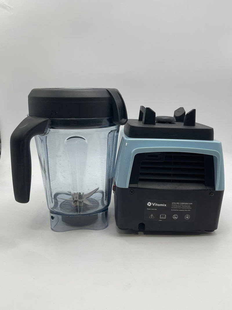 Vitamix Professional Series 750 Blender 64oz LowProfile MISSING ACCESSORIES BLUE Like New