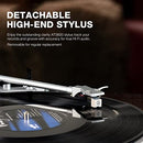 Retrolife HQ-KZ006 Vinyl Records Player with BT Wireless Output, Bark Brown - Like New