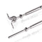 DECK MAN T316-STAINLESS STEEL ADJUSTABLE ANGLE 1/8" CABLE RAILING KIT/HARDWARE - Brand New
