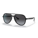 RAY-BAN AVIATOR SUNGLASSES FOR MEN FOR WOMEN 601/8G 57-16-145-3N BLACK/GRAY GRAD - Like New