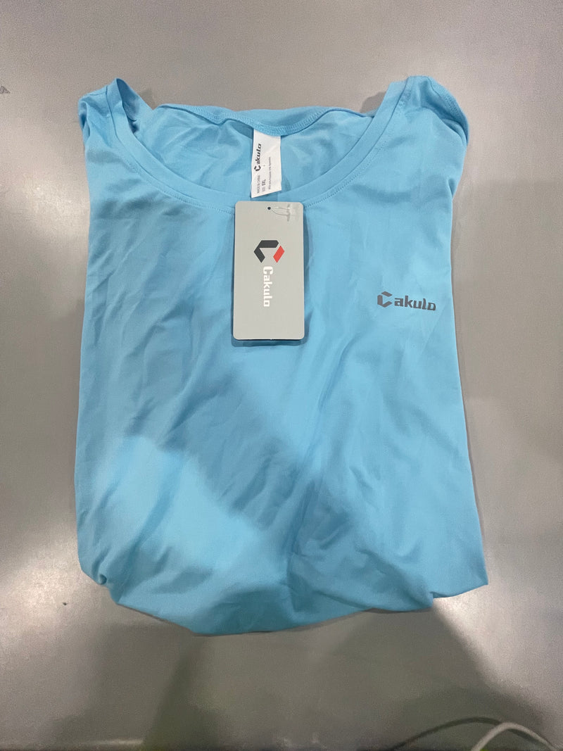 CAKULO SLEEVELESS ATHLETIC SHIRT - SIZE: MEN 5XL - LIGHT BLUE - Like New