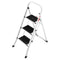 HAILO K20 3-STEP FOLDING LADDER WITH STURDY STEEL FRAME 4397-921 - SILVER - Like New