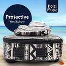 HOLA! MUSIC ACCORDION ACCESSORY (MILEMONT-11) UKULELE GIG BAG - BLACK WHITE - Like New