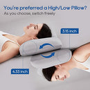 OMSTYLE Ergonomic Contour Design Memory Foam Pillow OMCMF-LGRAY - Light Gray - Like New