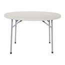 OFFICE STAR RESIN MULTIPURPOSE 48" ROUND TABLE, 4-FEET, GRAY - BT48Q - Like New