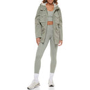 LW3WP410 Levi's Women's Four Pocket Hooded Military Jacket Sea Green 1X - Like New