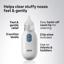 BRAUN ELECTRIC NASAL ASPIRATOR - MUCUS REMOVER - BNA100 - MULTICOLOR - Like New