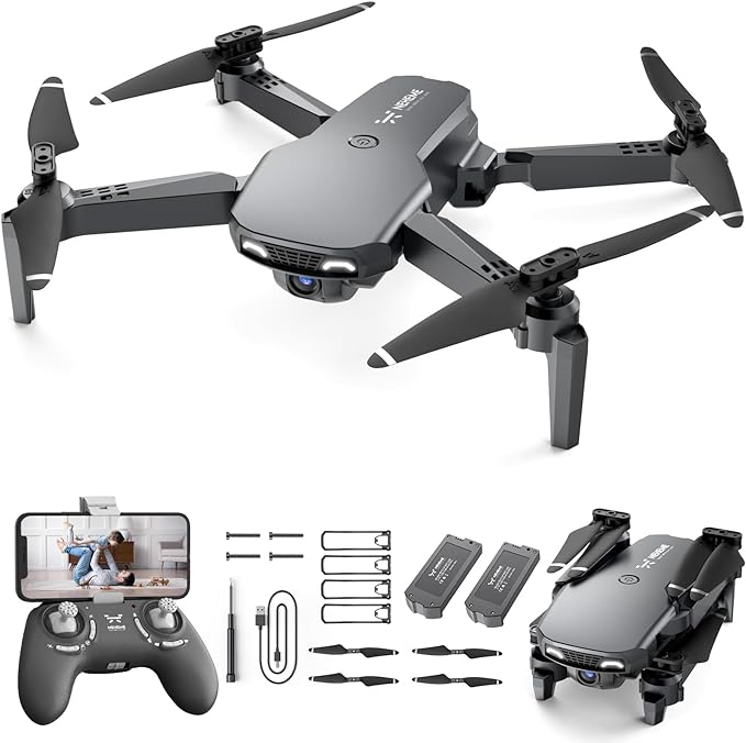 NEHEME NH525 Plus Foldable Drones 1080P HD Camera RC Quadcopter - Black Like New