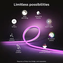 PHILLIPS HUE PHILIPS HUE OUTDOOR 7-FOOT SMART LED LIGHT STRIP 1 PACK - WHITE - Like New