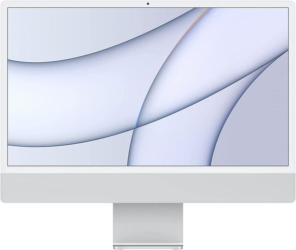 Apple iMac 2021 24" 4.5K Apple M1 8 512GB SSD M1 GPU FPR SILVER MGPD3LL/A Like New