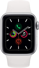 Apple Watch 5 GPS Cellular 40mm Aluminum Case with White Sport - Scratch & Dent