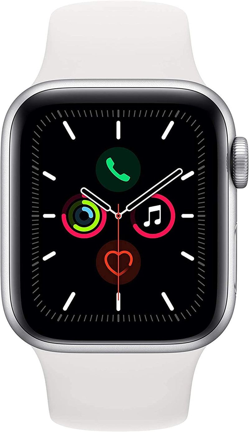 For Parts: Apple Watch 5 GPS Cellular 40mm Alum Case White Band MWWN2LL-CANNOT BE REPAIRED