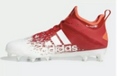 FW4085 Adidas Adizero Scorch Men's Football Cleats White/Red 10.5 Like New