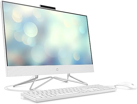 HP AIO 22" 1920x1080 FHD AMD Athlon 3050U 4GB 256GB SSD - White - Like New