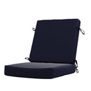 GOLD CREST CALIFORNIA UMBRELLA PATIO DINING CHAIR PATIO SEAT CUSHION - NAVY - Like New
