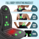 ChillMatix Seat Massager Chair 5 Massage Modes 6 Vibrating Cushion Motors - Brand New