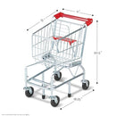 MELISSA & DOUG TOY SHOPPING CART WITH STURDY METAL FRAME - Brand New