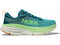 1123202 HOKA BONDI 8 MEN'S SHOES - DEEP LAGOON/OCEAN MIST - SIZE 10 Like New