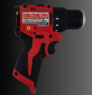 MILWAUKEE M12 12V 3/8" BRUSHLESS DRILL/DRIVER TOOL ONLY, NO BOX- RED/BLACK - Like New
