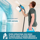 TILSWALL 800W HVLP 1100ML/MIN ELECTRIC SPRAY PAINT GUN, 1300ML W201 - BLUE/BLACK - Like New