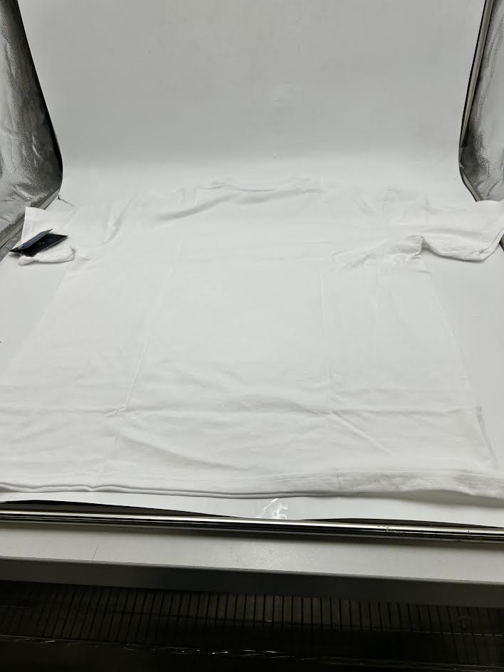 BLUE ICE WHITE LARGE VNECK TEE TSHIRT MENS - SIZE: MEN L - WHITE - Brand New