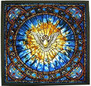 MI Hummel/Glassmasters 10-1/2" Holy Spirit Tableau Stained Glass Suncatcher - Brand New