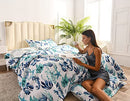 Kebury Beach Quilt Sets King Size Bedspread Coastal Bedding Set B094MWZQ35 - Like New