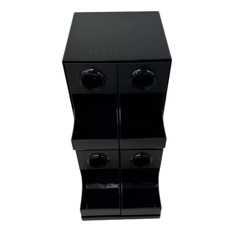 KEURIG 4CT PREMIUM MODULAR COMPARTMENT COFFEE ORGANIZER - BLACK - Like New