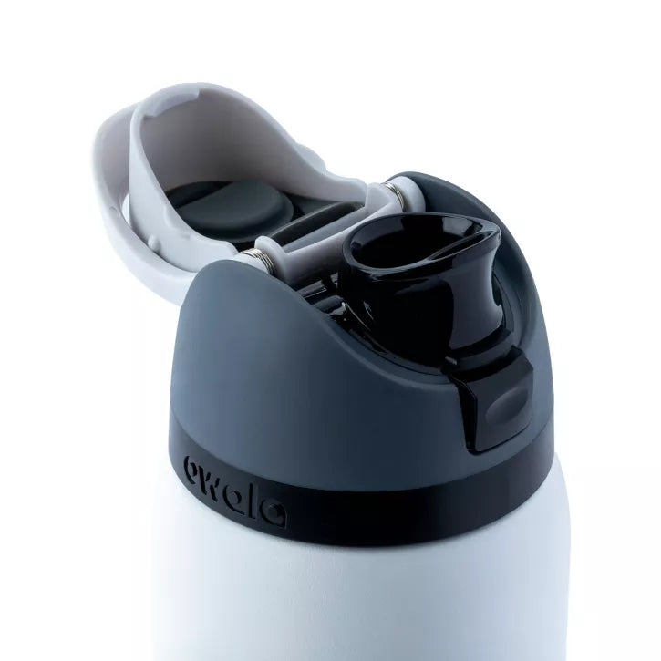 OWALA 32OZ FREESIP STAINLESS STEEL WATER BOTTLE - SLEEK - Like New