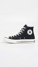 162050C CONVERSE MEN'S CHUCK 70 HI BLACK/EGRET SIZE 8.5 - Like New