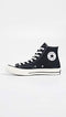 162050C CONVERSE MEN'S CHUCK 70 HI BLACK/EGRET SIZE 8.5 - Like New