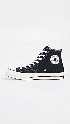 162050C CONVERSE MEN'S CHUCK 70 HI BLACK/EGRET SIZE 8.5 - Like New
