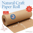 Brown Craft Paper Roll 30"x1800", 1 Roll, Jumbo Roll - Woodpeckers - Brand New