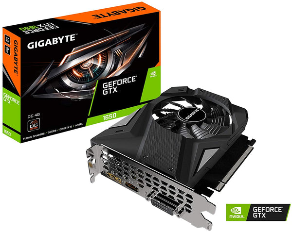 Gigabyte GeForce GTX 1650 D6 OC 4G Graphics Card GV-N1656OC-4GD Like New