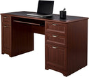 Realspace Magellan 59"W Manager's Desk 281901 Classic Cherry Like New