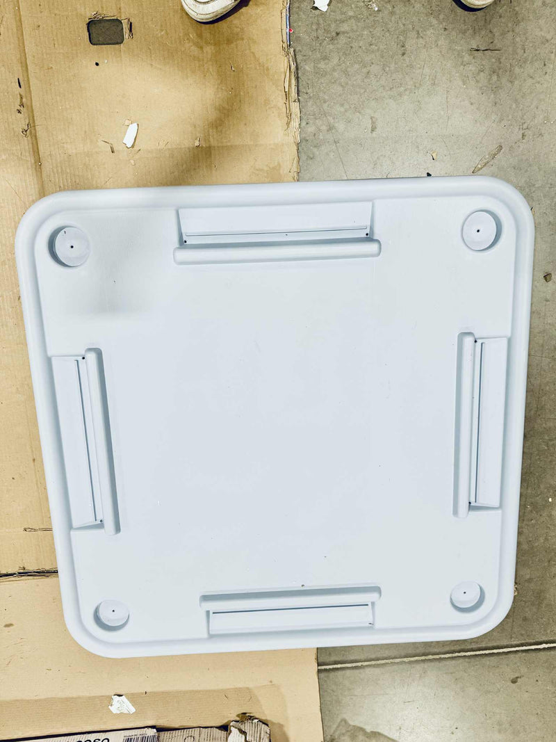 BENECASA BLOW MOLD DOMINO GAME TABLE - LIGHT BLUE - Like New