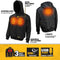 DEWALT DCHJ067B-L 20V/12V MAX Bare Hooded Heated Jacket, Black, Large - Like New