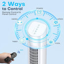 MYICY EVAPORATIVE AIR COOLER 35" WINDOWLESS AIR CONDITIONER PORTABLE - WHITE - Like New