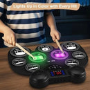SHENZHENSHI GUANGZHIHONG TECHNOLOGY ELECTRIC DRUM SET 7 LED LIGHT - BLACK - Like New