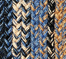 IHF Home Decor River Shale Premium Braided Collection Jute Cotton 22"x72" Oval - Brand New