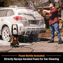 LAWNMASTER ELECTRIC PRESSURE WASHER WITH DETERGENT BOTTLE - GRAY, ORANGE - Like New