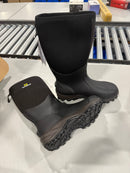 DRYCODE NEOPRENE RUBBER BOOTS - SIZE: MEN 12 - BLACK/BROWN - Like New
